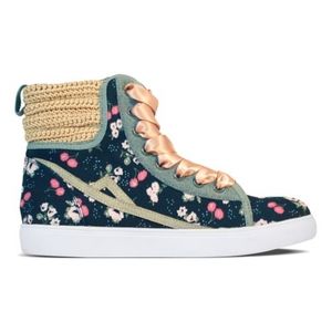 Black Encourager Hi-Top Sneaker - Women